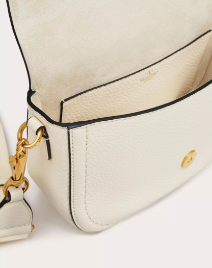 VALENTINO GARAVANI ALLTIME GRAINY CALFSKIN SHOULDER BAG